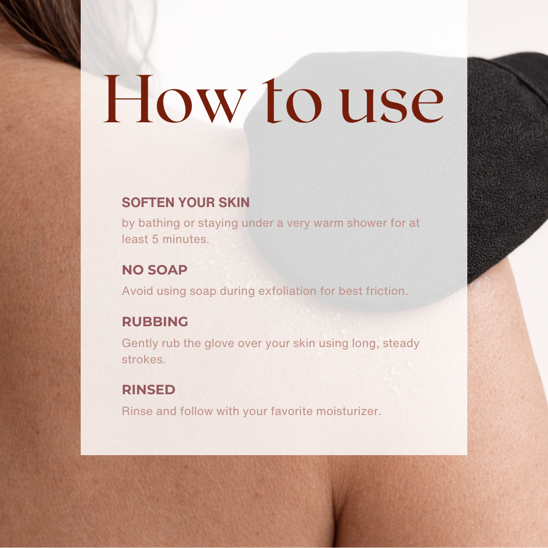 Body Polish Exfoliating Glove - For Smooth, Refined Skin | 1 Piece